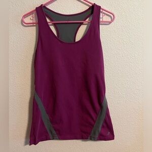 Joe Fresh Purple Exercise Tank Top Medium